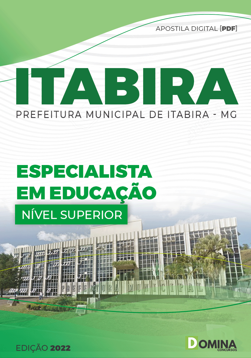 Apostila Digital Pref Itabira MG 2022 Especialista Educação