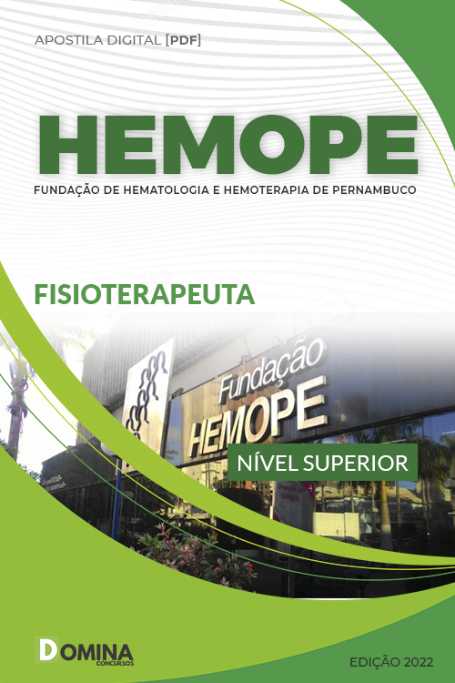 Apostila Digital Concurso HEMOPE 2022 Fisioterapeuta
