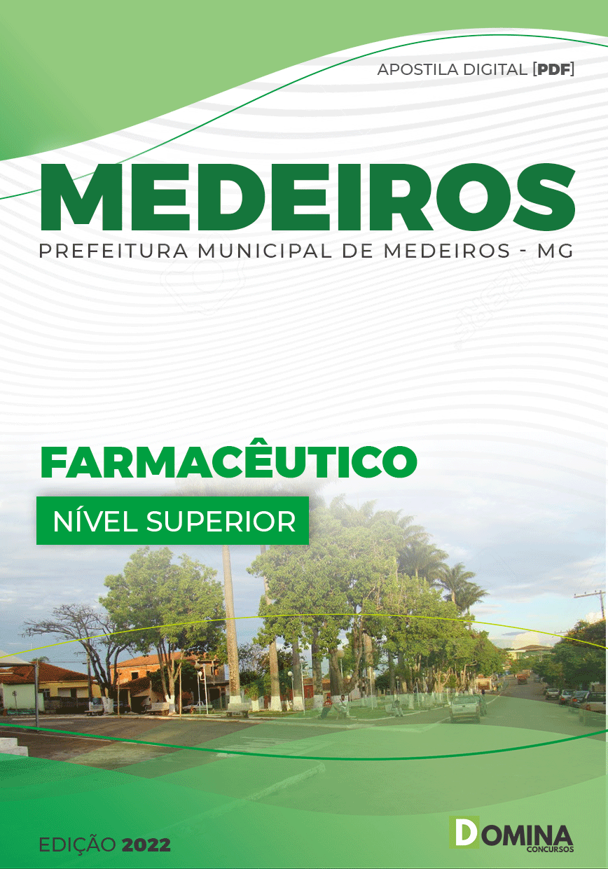 Apostila Concurso Pref Medeiros MG 2022 Farmacêutico