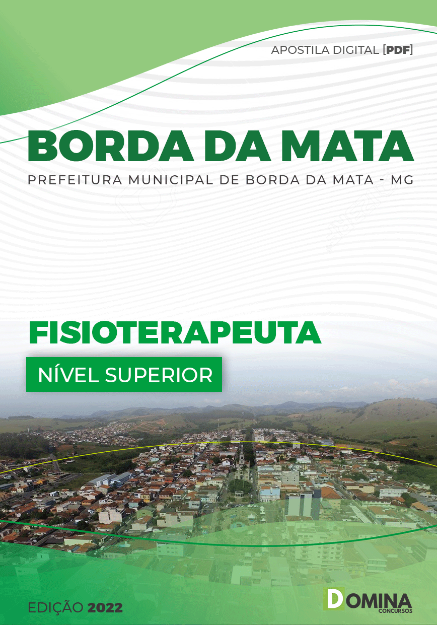 Apostila Digital Pref Borda Mata MG 2022 Fisioterapeuta
