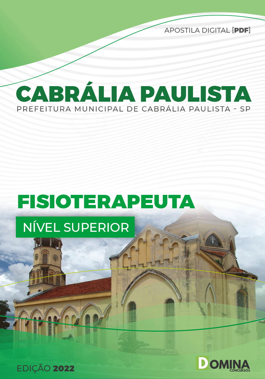 Apostila Pref Cabrália Paulista SP 2022 Fisioterapeuta II