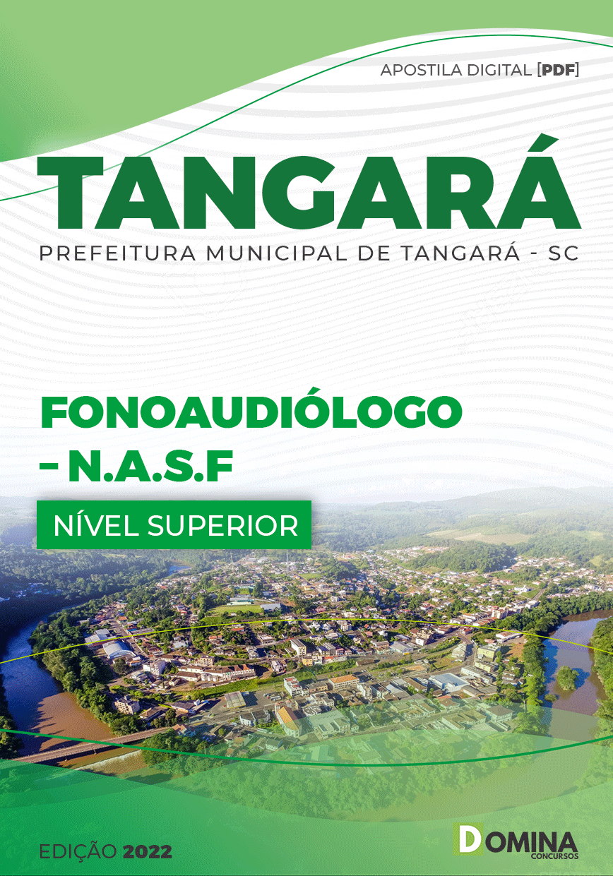 Apostila Concurso Pref Tangará SC 2022 Fonoaudiólogo NASF