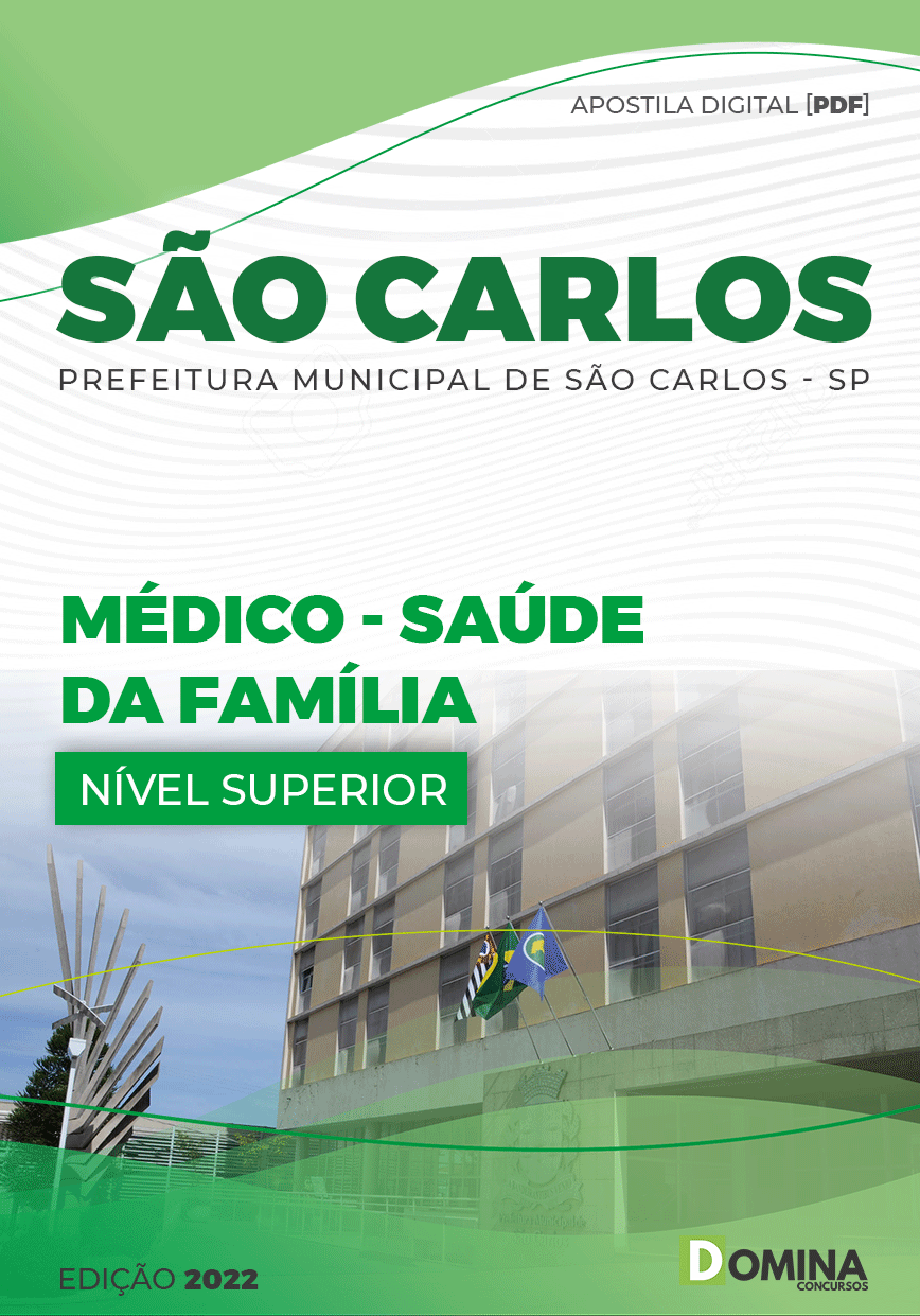 Apostila Digital Pref São Carlos SP 2022 Médico Saúde Família