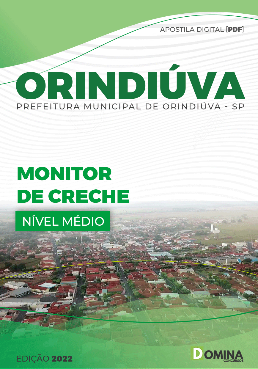 Apostila Concurso Pref Orindiúva SP 2022 Monitor Creche