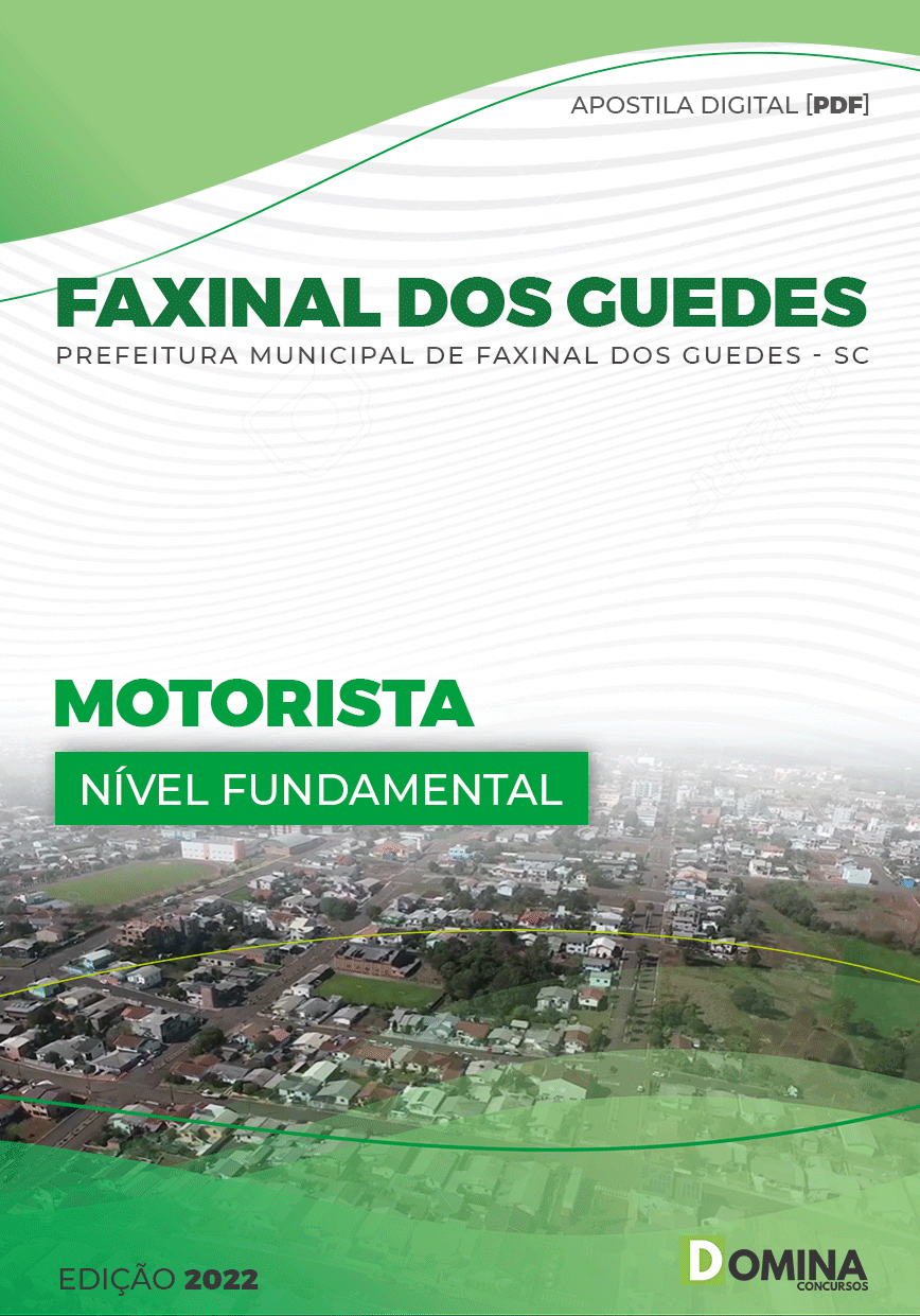 Apostila Pref Faxinal dos Guedes SC 2022 Motorista