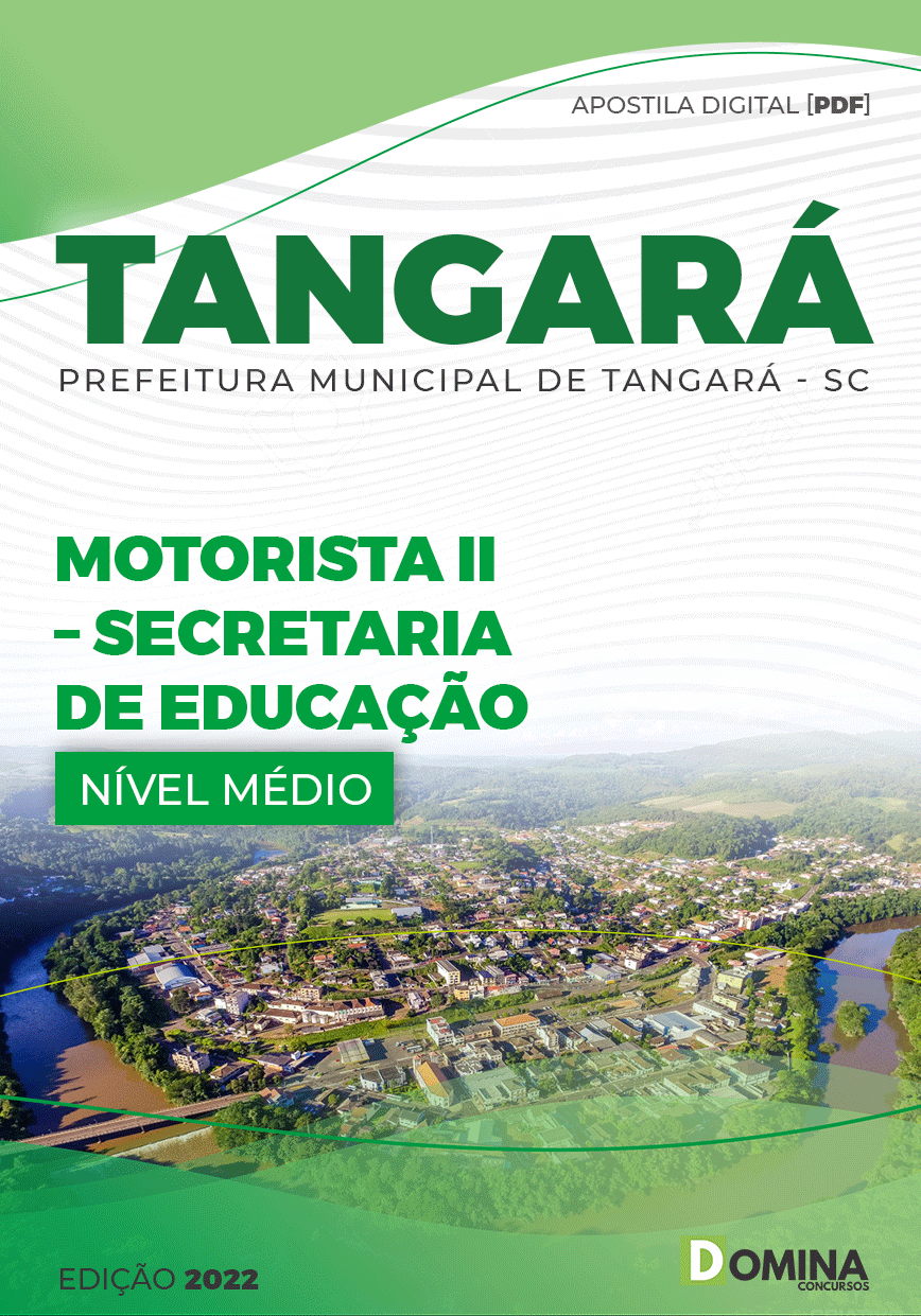 Apostila Concurso Pref Tangará SC 2022 Motorista II