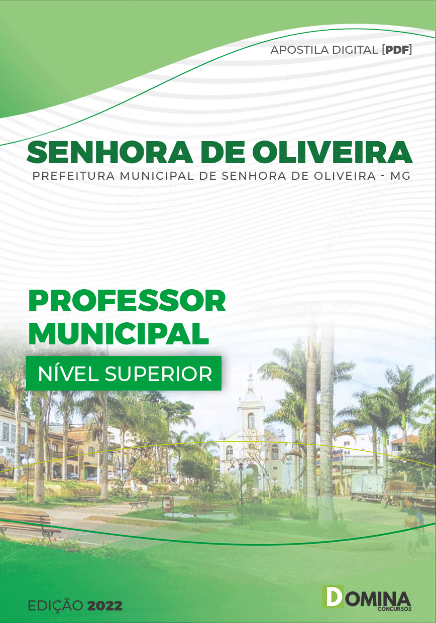Apostila Digital Pref Senhora Oliveira MG 2022 Professor Municipal