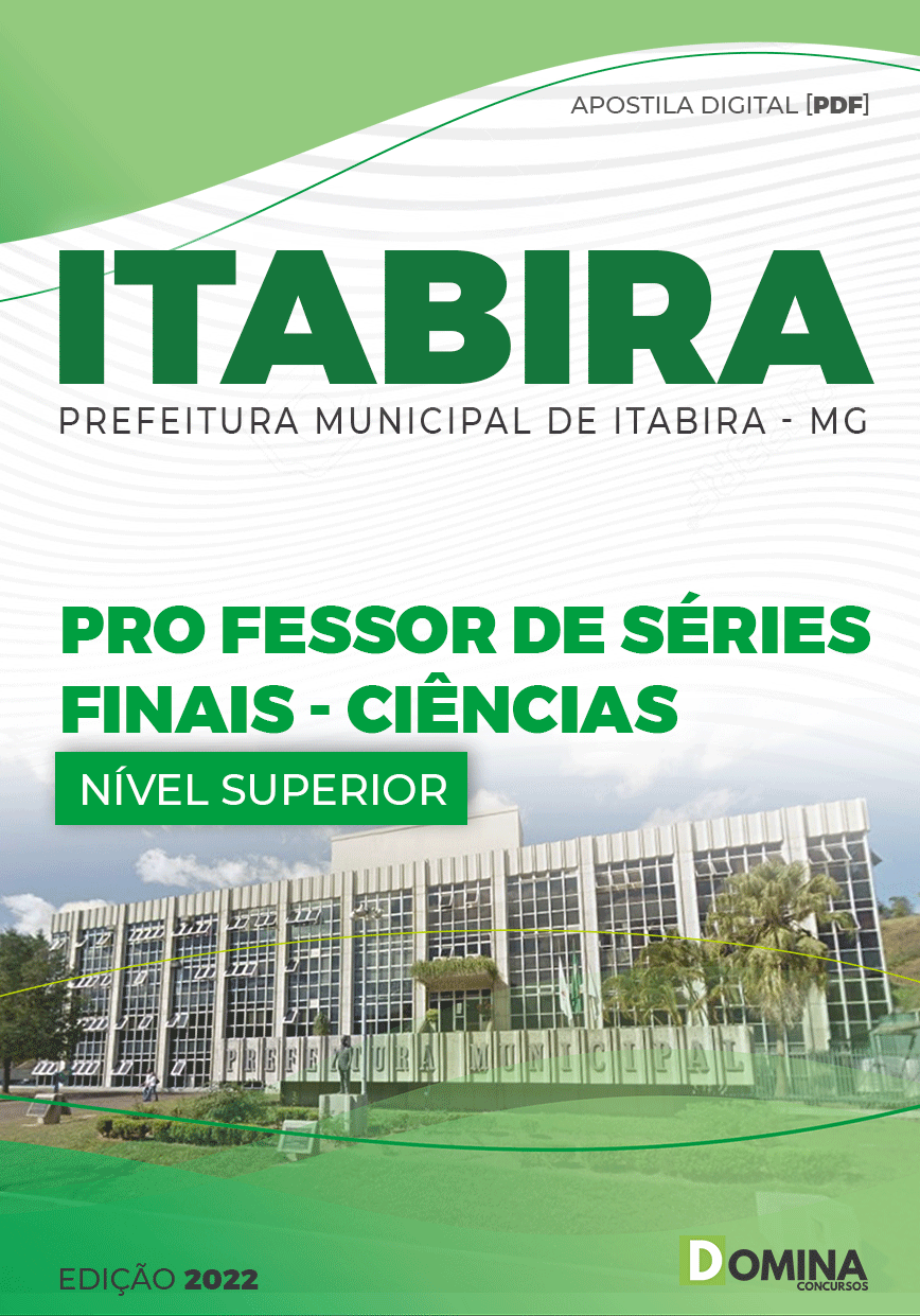 Apostila Pref Itabira MG 2022 Professor Séries Finais Ciências