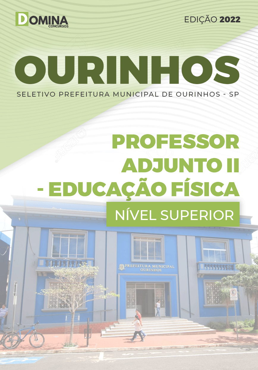 Apostila Pref Ourinhos SP 2022 Professor Adjunto II Educação Física