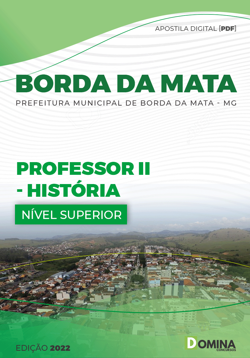 Apostila Pref Borda Mata MG 2022 Professor II História