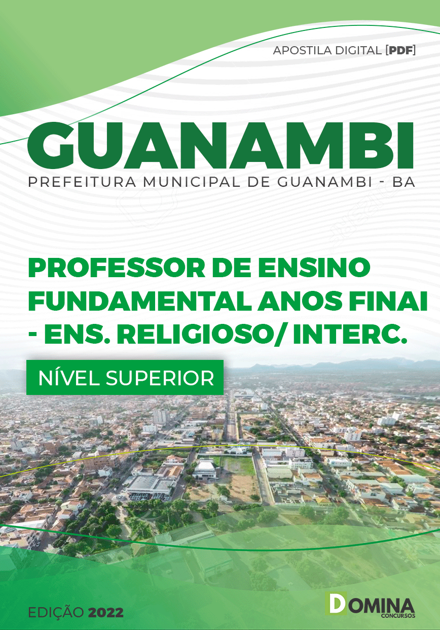 Apostila Pref Guanambi BA 2022 Prof Ensino Fund Ensino Religioso