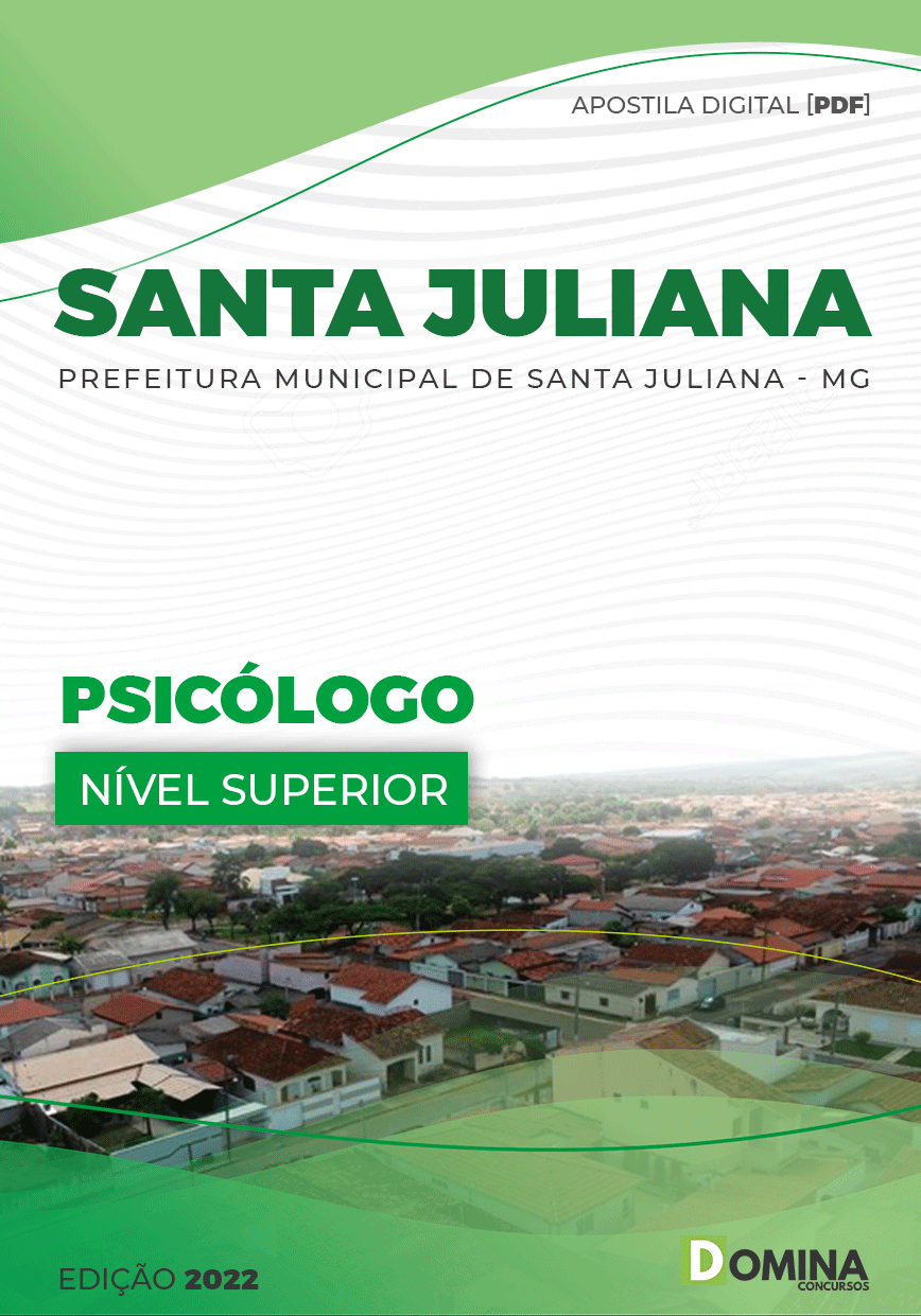 Apostila Digital Pref Santa Juliana MG 2022 Psicólogo