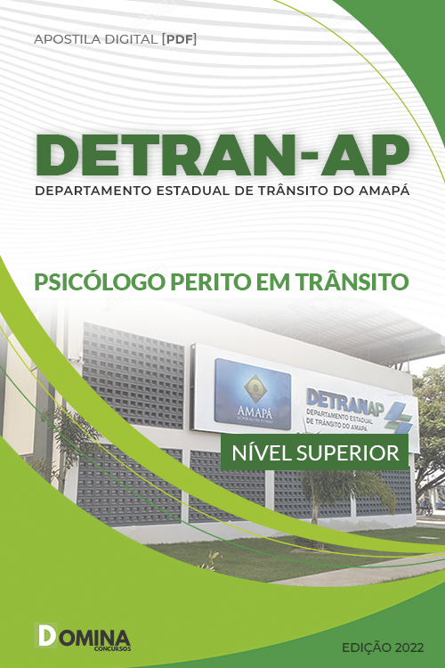 Apostila Digital DETRAN AP 2022 Psicólogo Perito em Trânsito