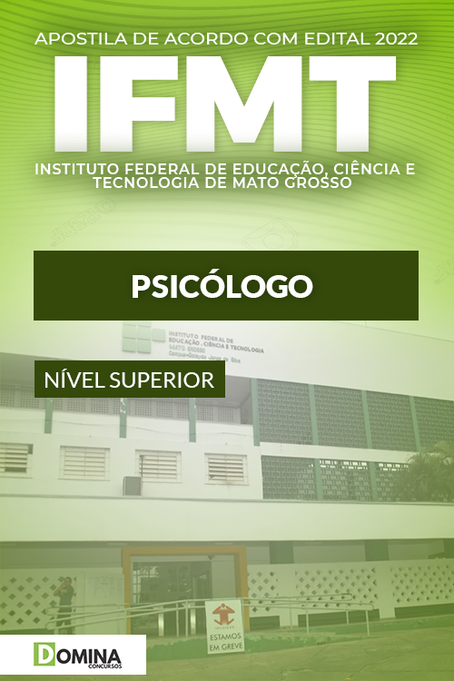 Apostila Digital Concurso Público IFMT 2023 Psicólogo