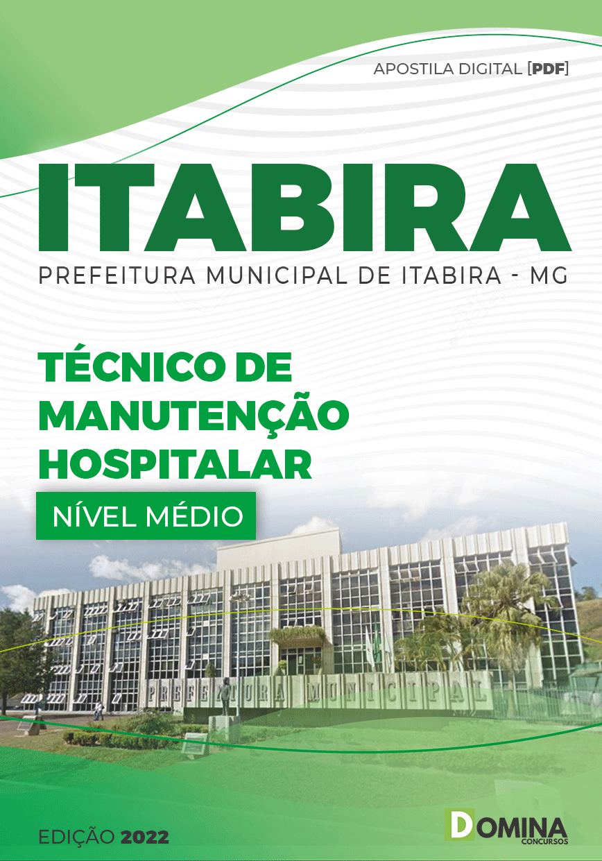 Apostila Pref Itapira SP 2022 Técnico Manutenção Hospitalar