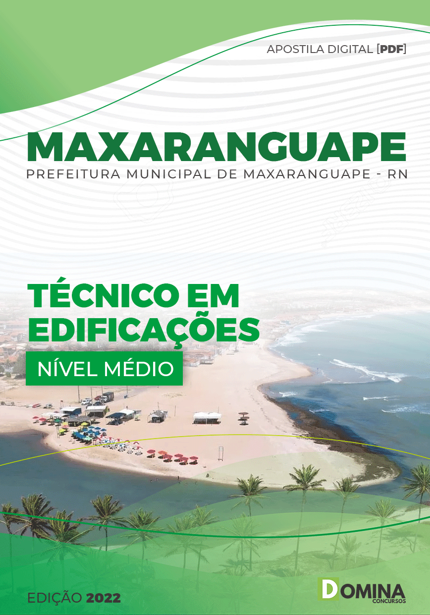 Apostila Pref Maxaranguape RN 2022 Técnico Edificações