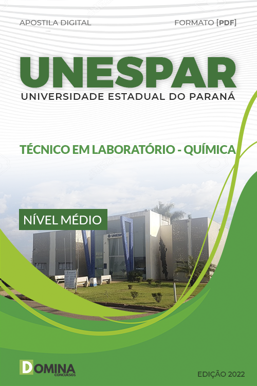 Apostila UNESPAR 2022 Agente Univ Técnico Laboratório Química