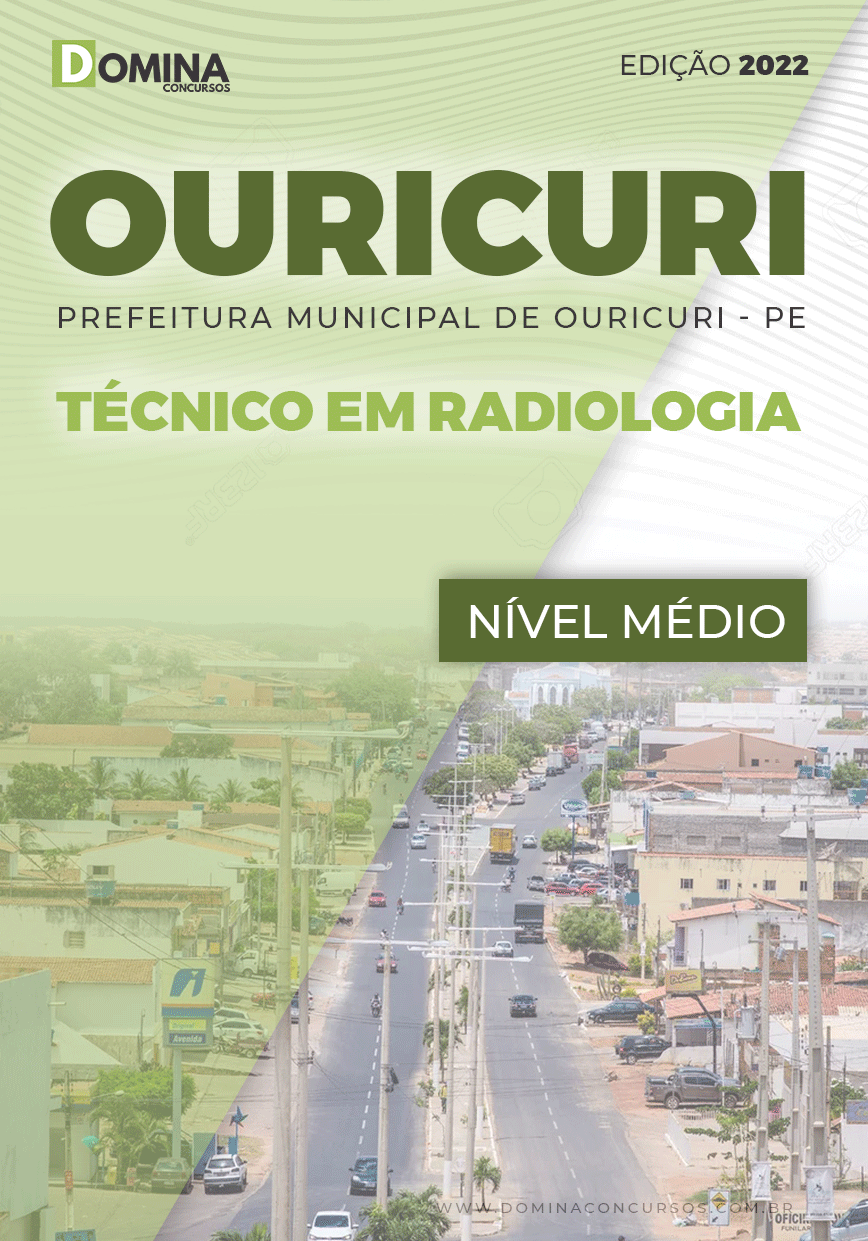 Apostila Digital Pref Ouricuri PE 2022 Técnico Radiologia