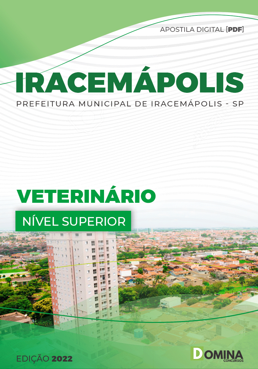 Apostila Digital Pref Iracemápolis SP 2022 Veterinário