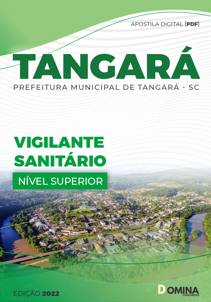 Apostila Concurso Pref Tangará SC 2022 Vigilante Sanitária