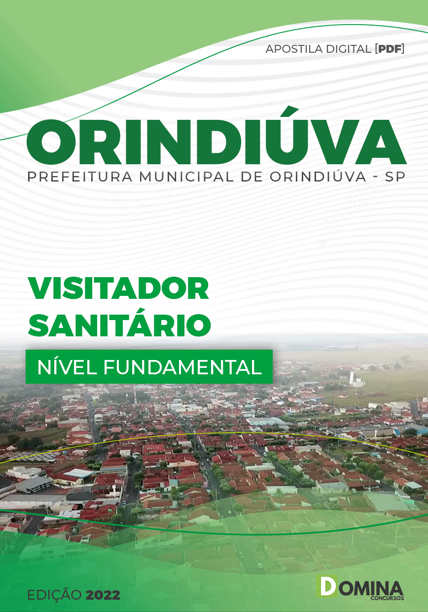 Apostila Concurso Pref Orindiúva SP 2022 Visitador Sanitário