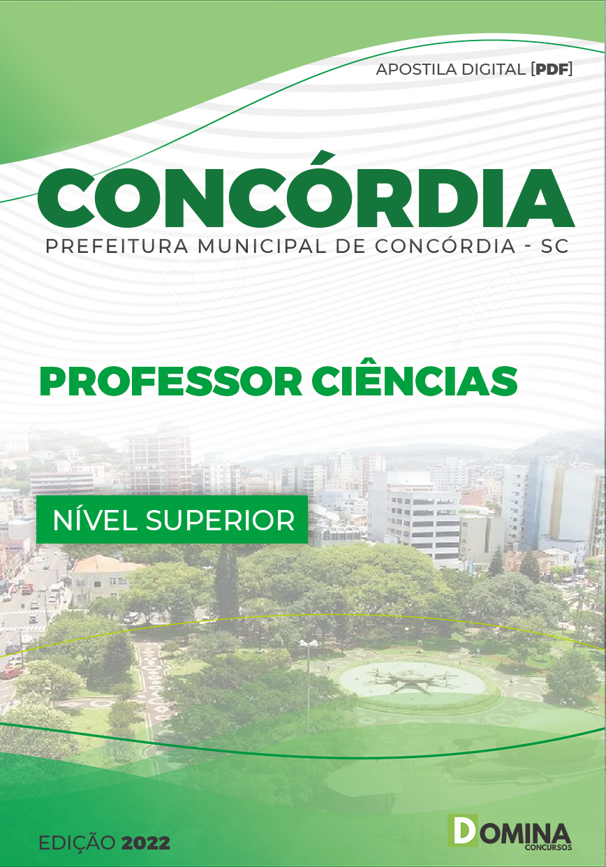 Apostila Digital Pref Concórdia SC 2022 Professor Ciências