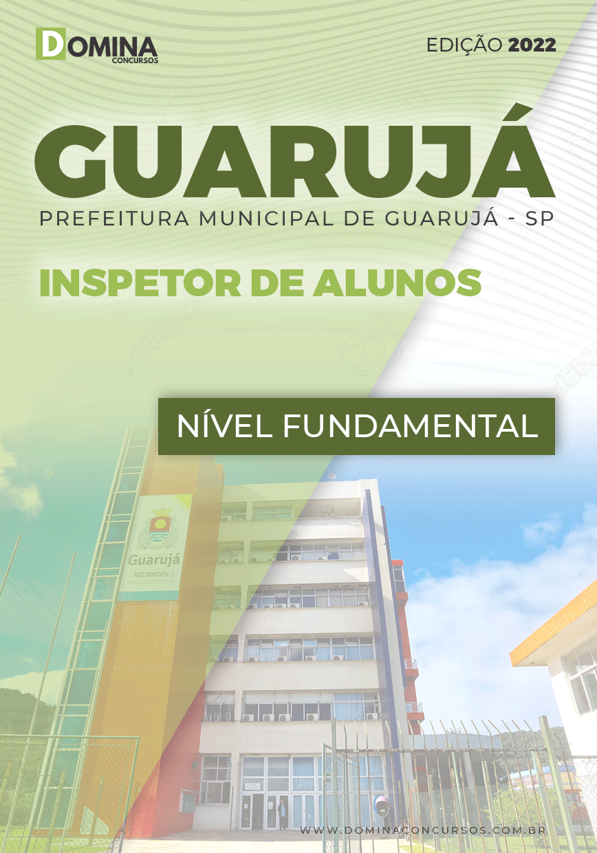 Apostila Digital Pref Guarujá SP 2022 Inspetor de Alunos