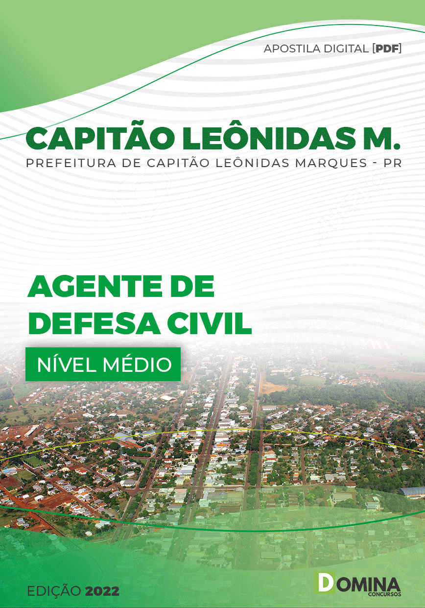 Apostila Pref Capitão Leônidas Marques PR 2022 Agente Comb Endemias