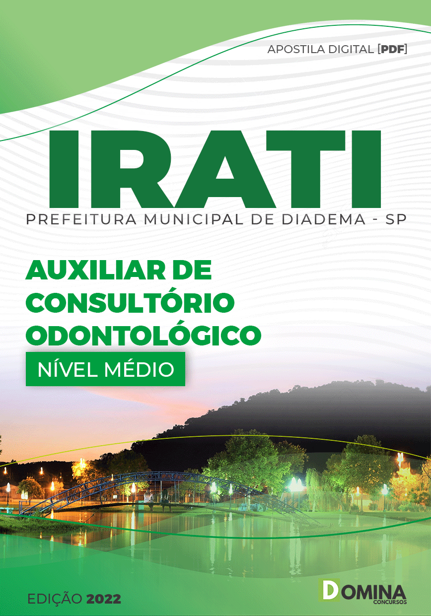 Apostila Pref Irati PR 2022 Auxiliar Consultório Odontológico