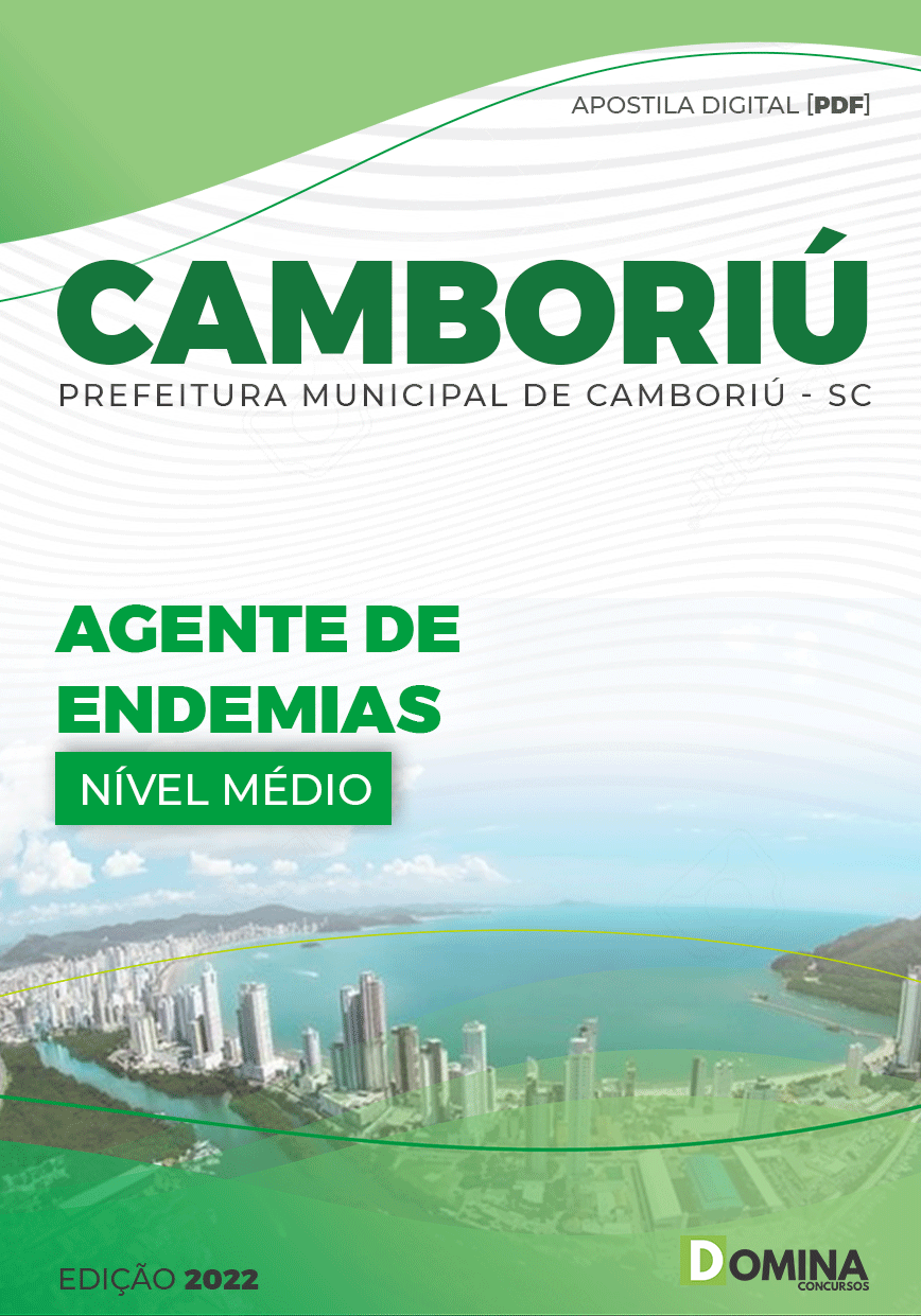 Apostila Digital Pref Camboriú SC 2022 Agente Endemias