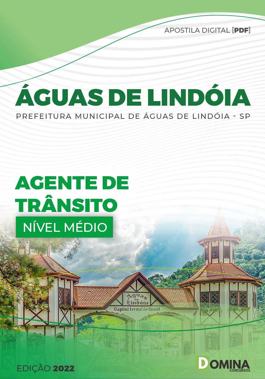 Apostila Pref Águas Lindóia SP 2023 Agente Trânsito