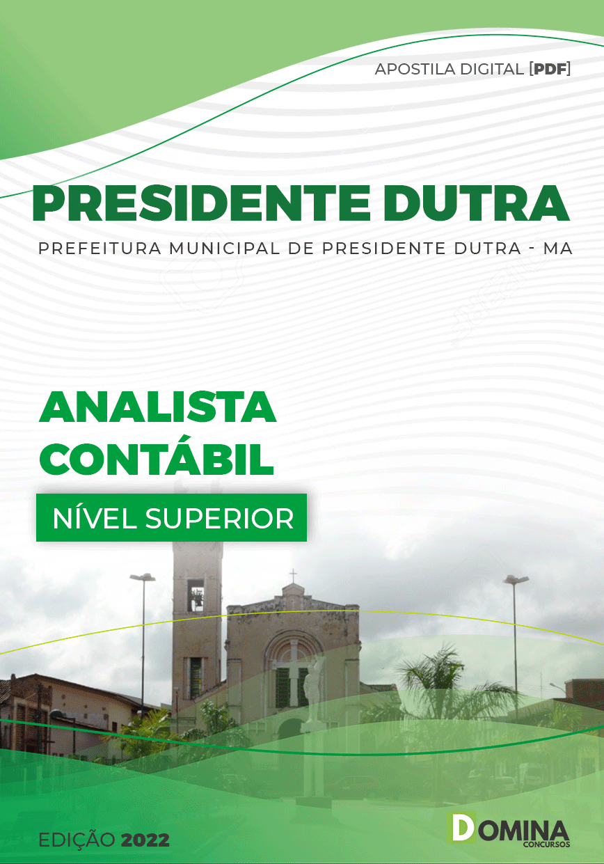 Apostila Câmara Presidente Dutra MA 2022 Analista Contábil