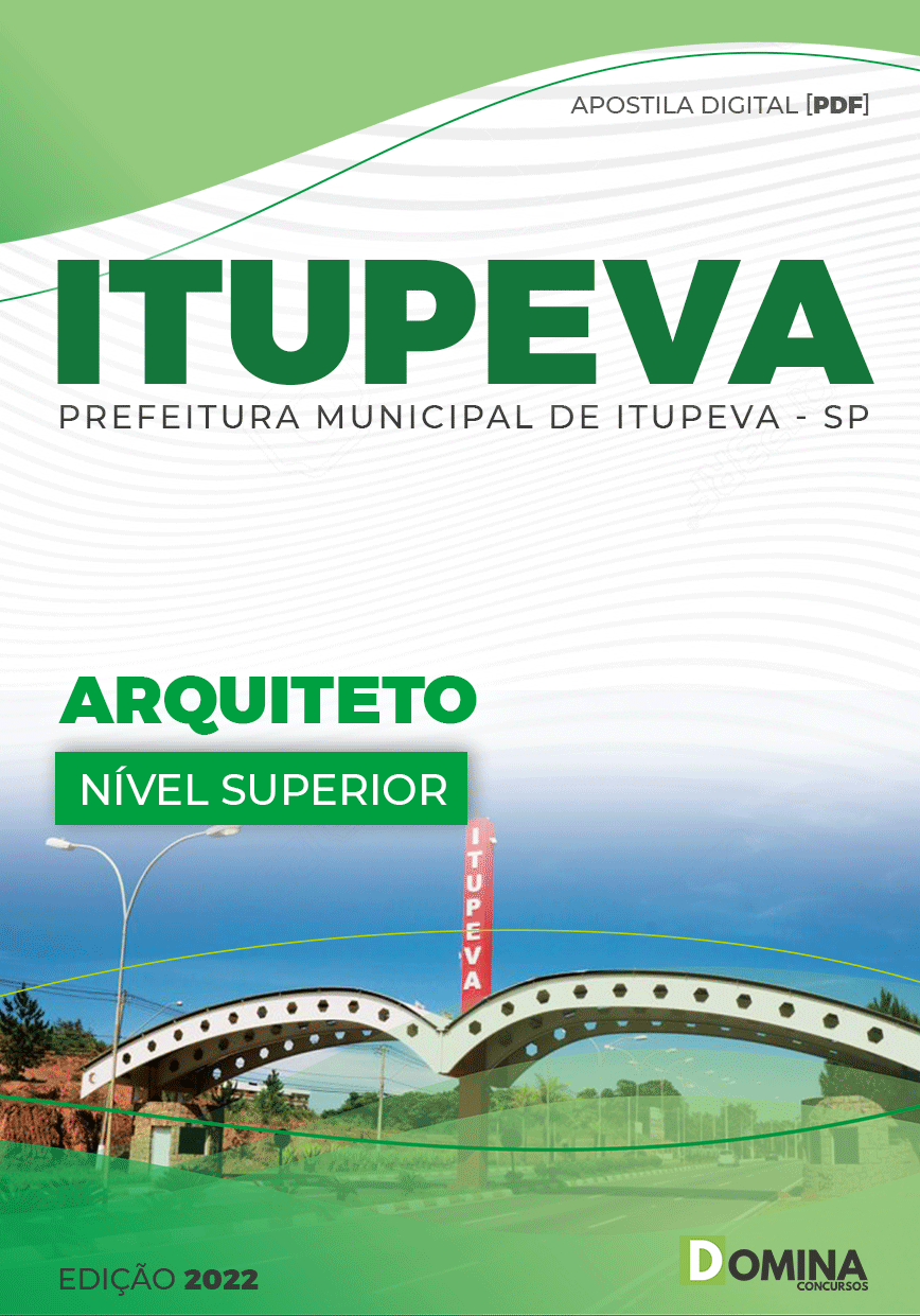 Apostila Concurso Pref ITUPEVA SP 2022 Arquiteto