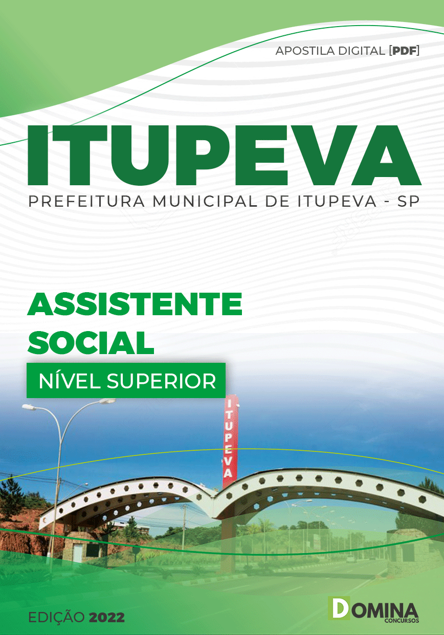 Apostila Concurso Pref ITUPEVA SP 2022 Assistente Social