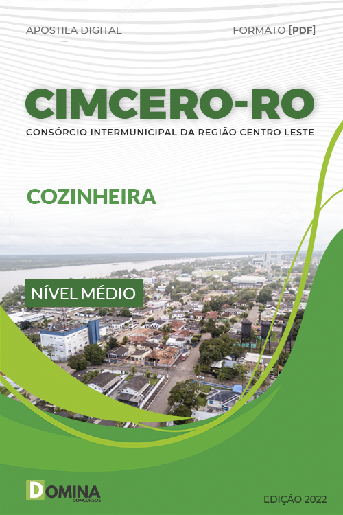 Apostila Digital Concurso CIMCERO RO 2023 Cozinheira