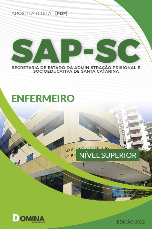 Apostila Digital Concurso SAP SC 2022 Enfermeiro