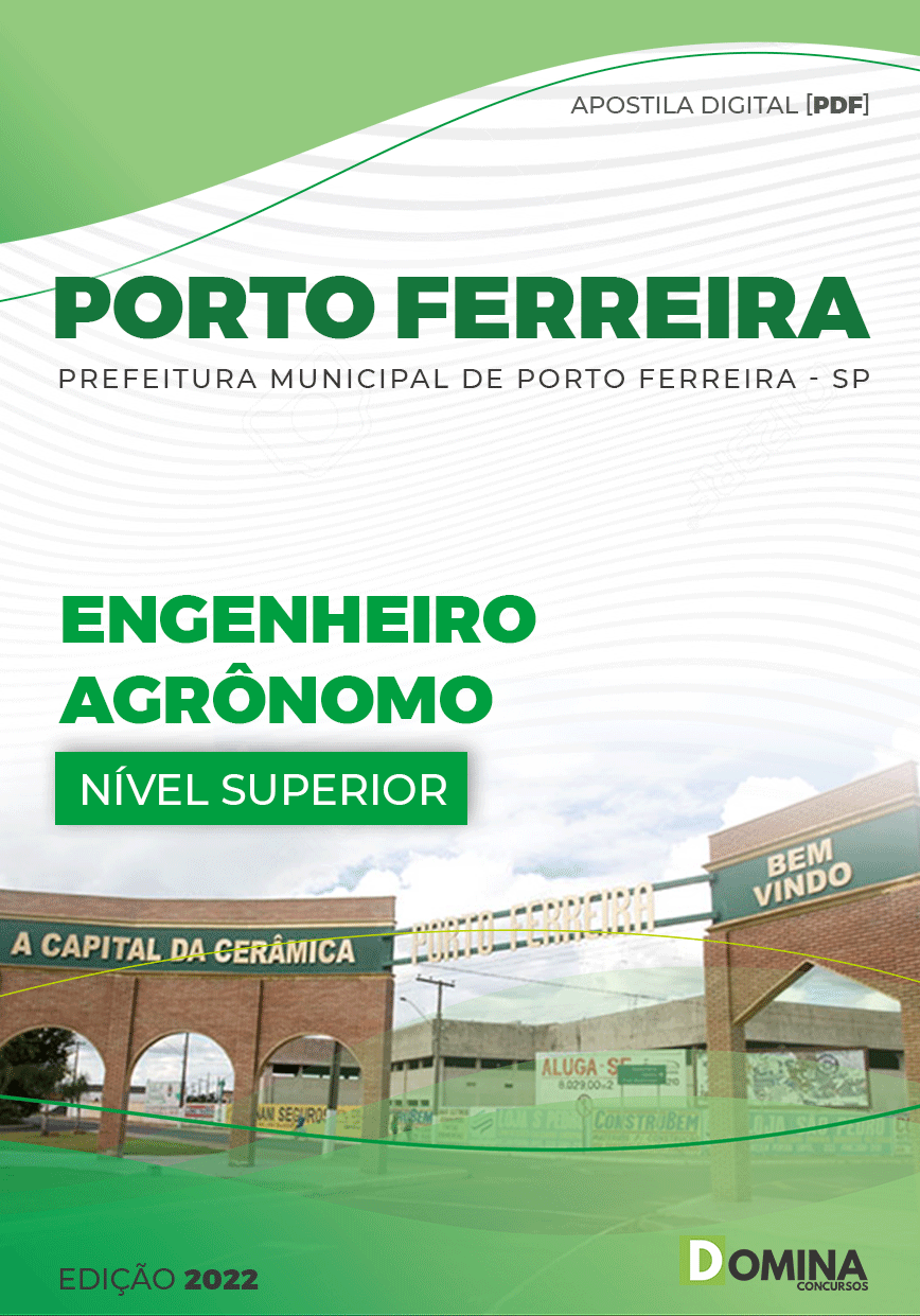 Apostila Pref Porto Ferreira SP 2022 Engenheiro Agrônomo
