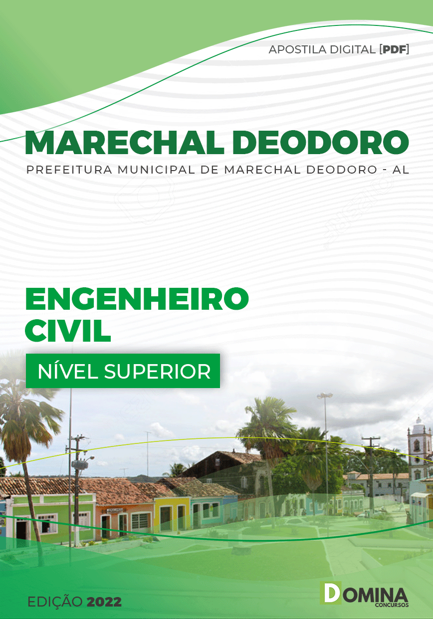 Apostila Pref Marechal Deodoro AL 2023 Engenheiro Civil
