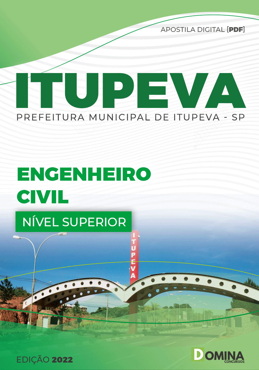 Apostila Concurso Pref ITUPEVA SP 2022 Engenheiro Civil