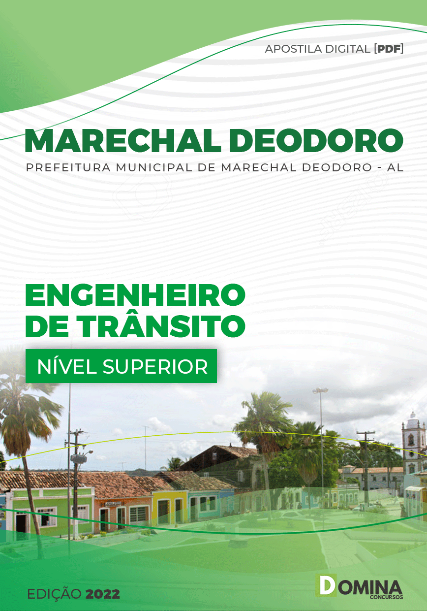 Apostila Pref Marechal Deodoro AL 2023 Engenheiro Trânsito