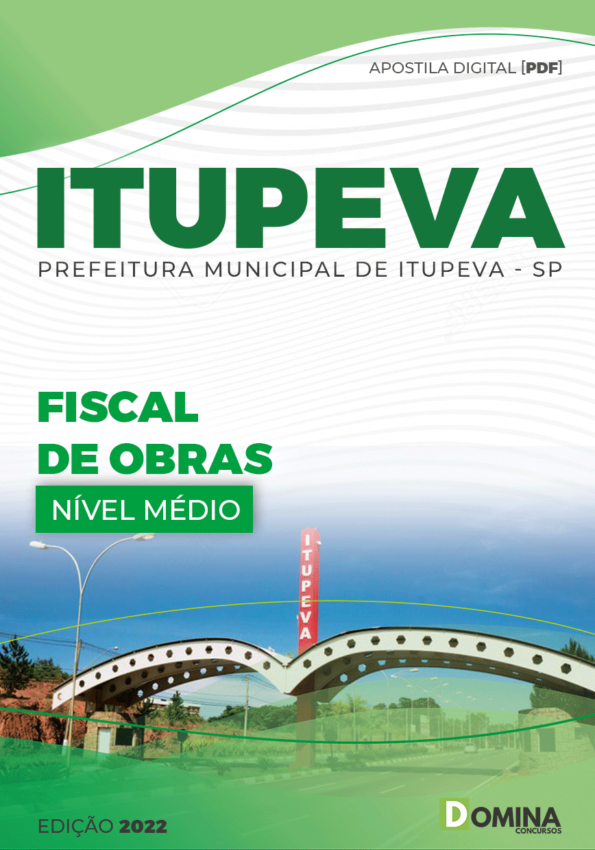 Apostila Pref ITUPEVA SP 2022 Agente Infraest Fiscal Obras