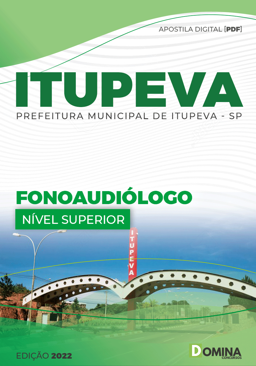 Apostila Concurso Pref ITUPEVA SP 2022 Fonoaudiólogo