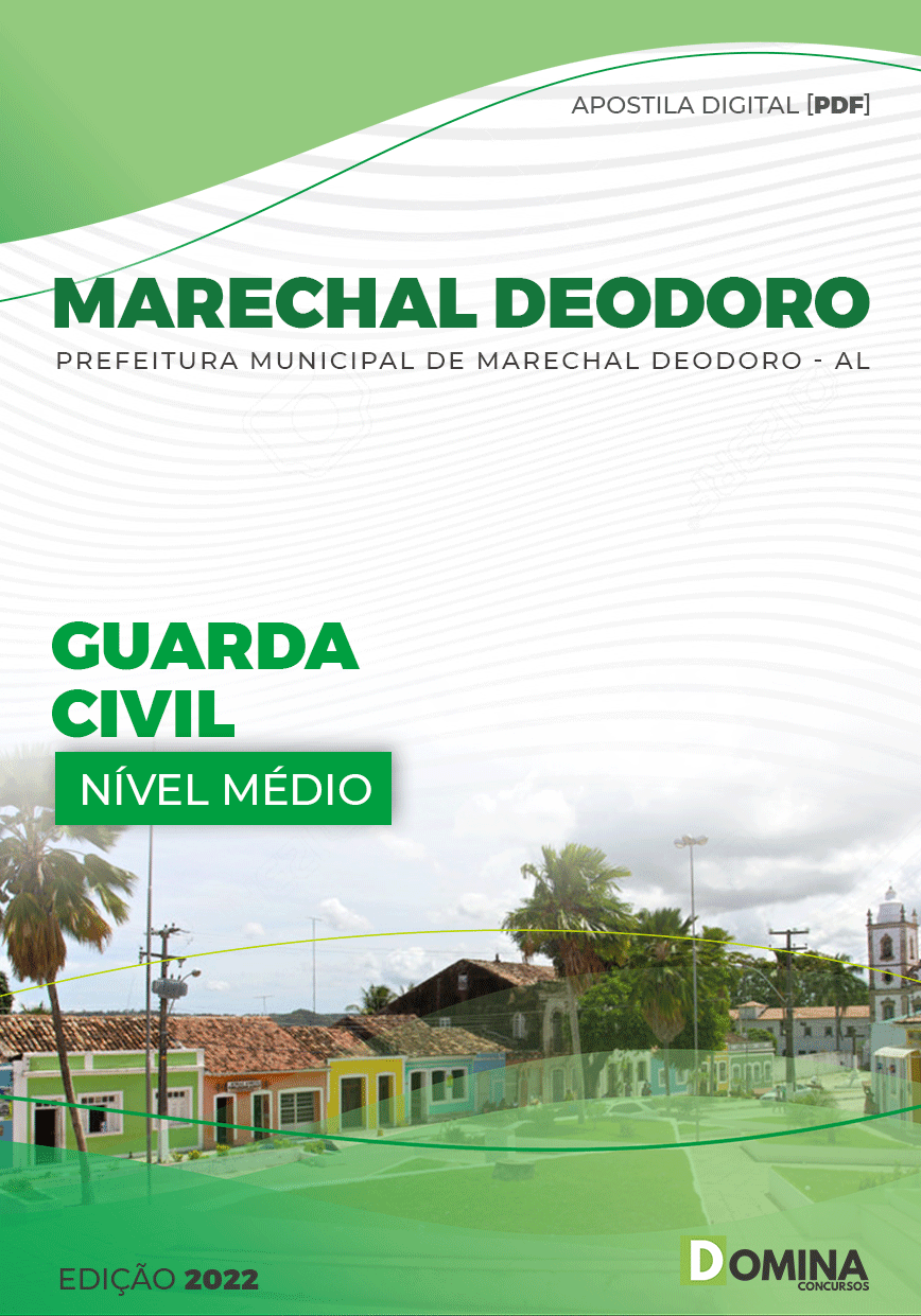 Apostila Pref Marechal Deodoro AL 2023 Guarda Civil