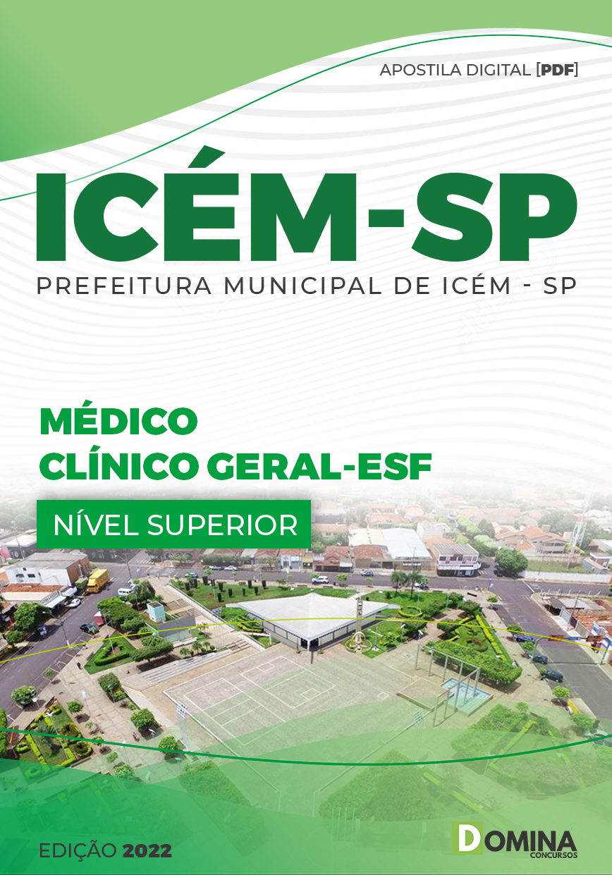 Apostila Digital ICÉM SP 2022 Médico Clínico Geral ESF