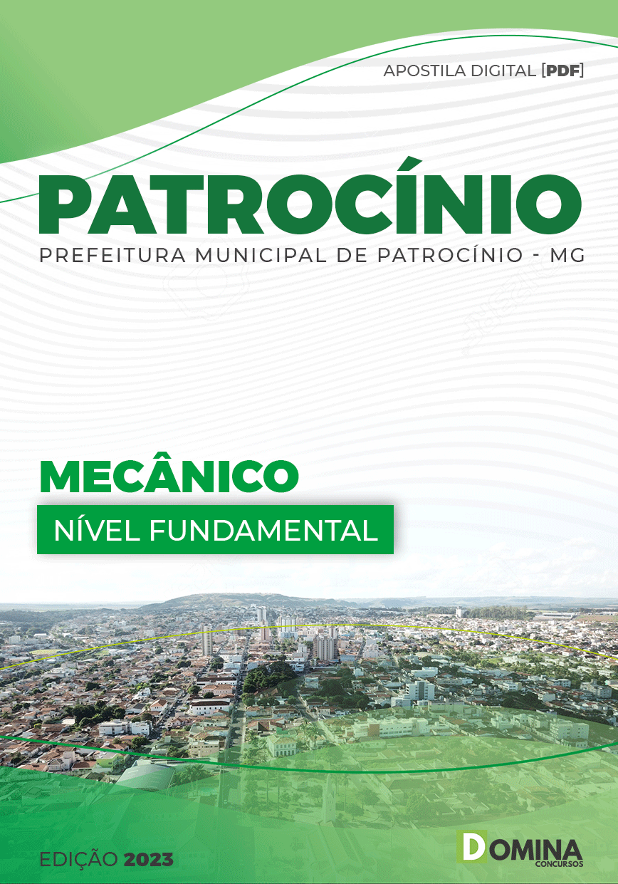 Apostila Digital Pref Patrocínio MG 2023 Mecânico
