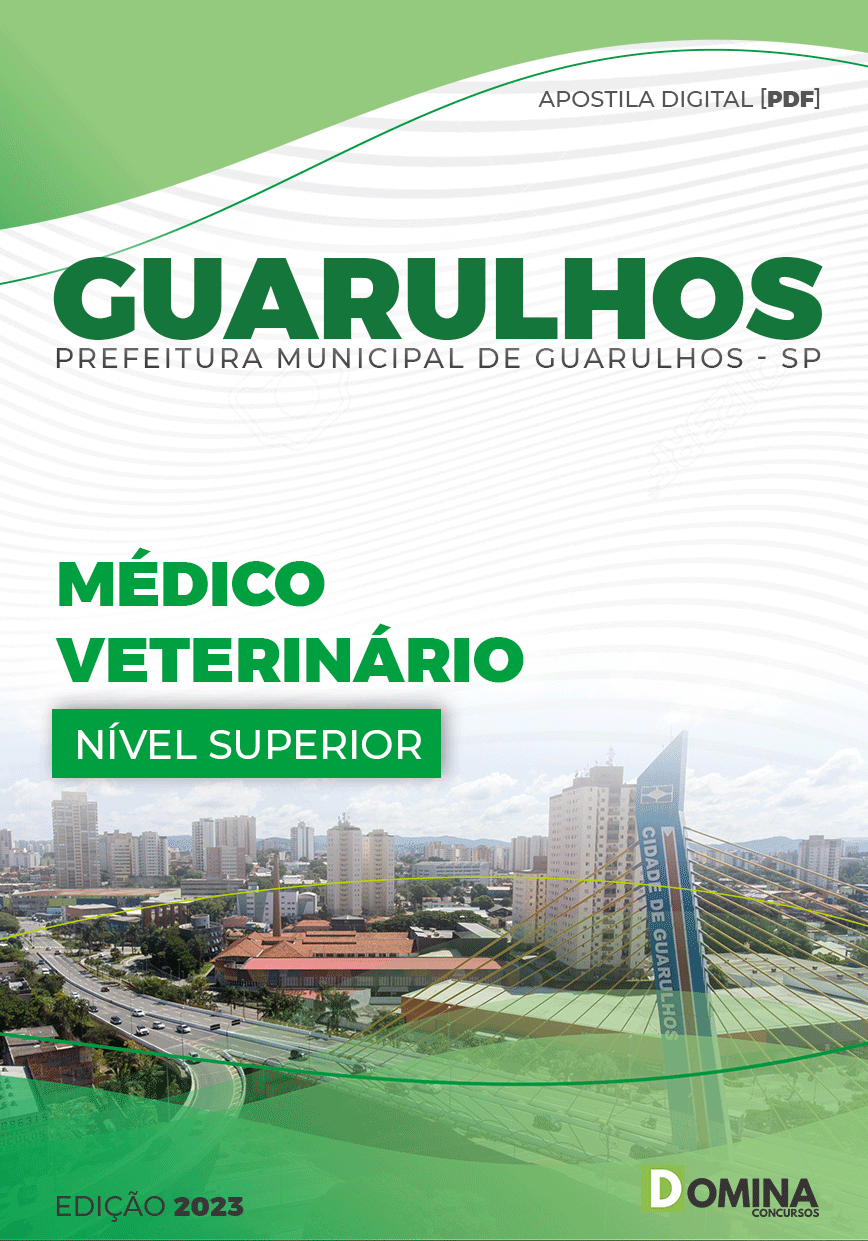 Apostila Digital Pref Guarulhos SP 2023 Médico Veterinário