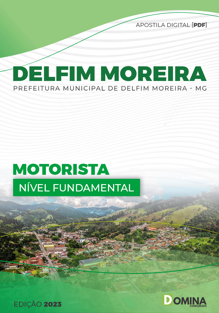 Apostila Digital Pref Delfim Moreira MG 2023 Motorista