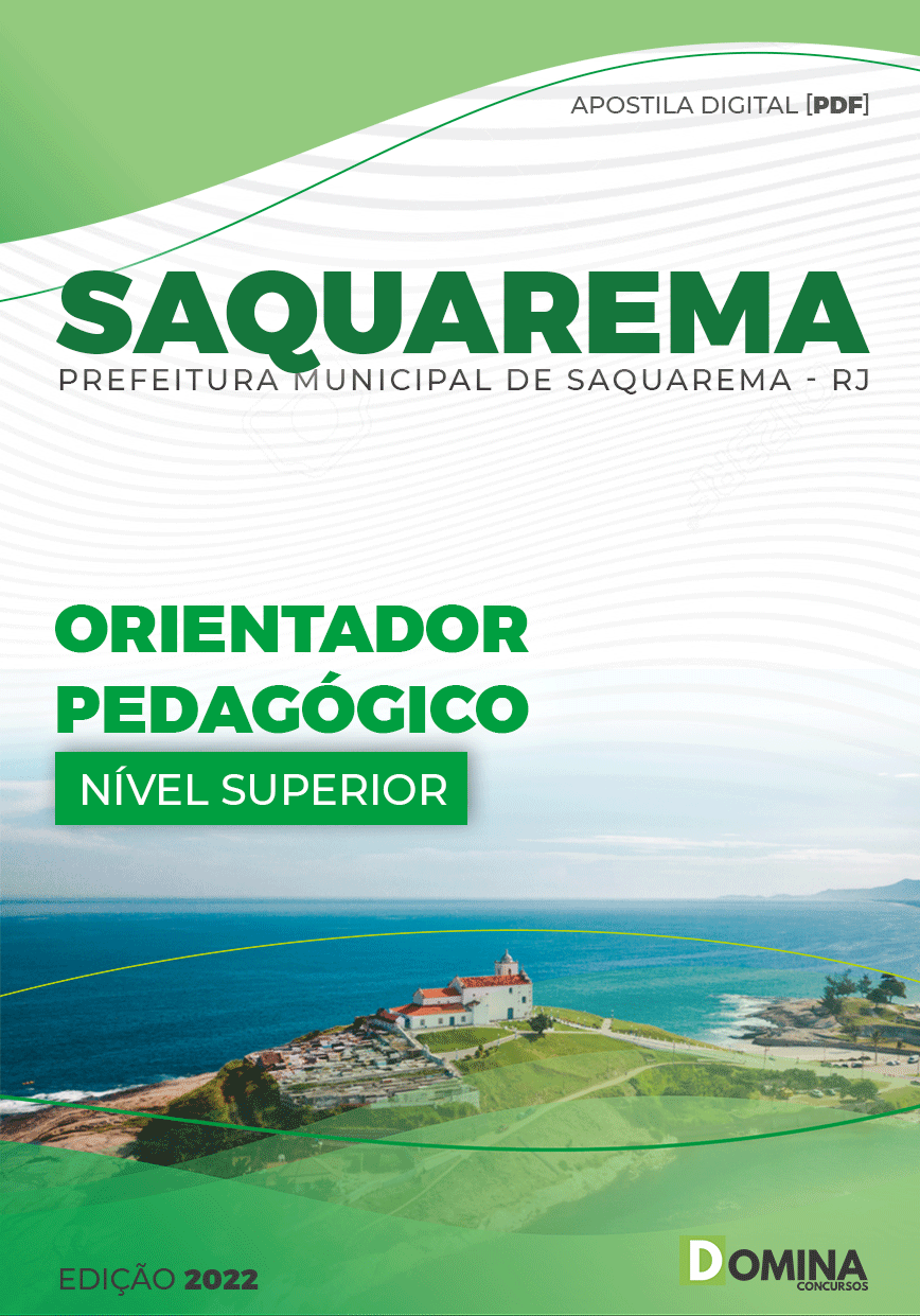 Apostila Pref Saquarema RJ 2022 Orientador Pedagógico