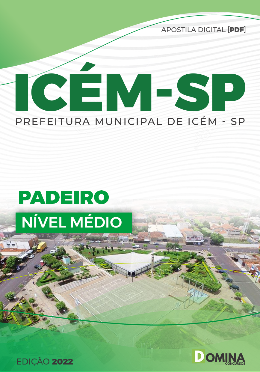 Apostila Digital Concurso Público ICÉM SP 2022 Padeiro