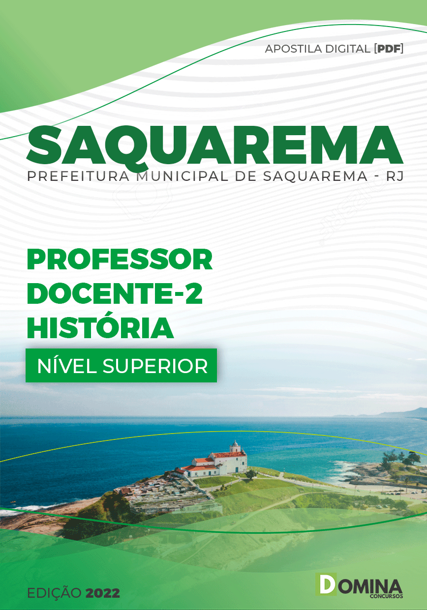 Apostila Pref Saquarema RJ 2022 Professor Docente História